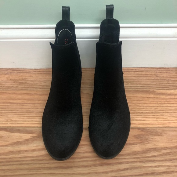 Chooka | Women's Vivien Velvet Boots | Black | Size 9 - Picture 4 of 6
